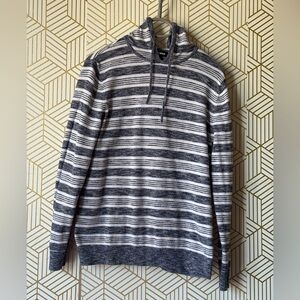 EXPRESS Women’s Cotton Striped Hoodie Size Large